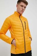 Kurtki i kamizelki sportowe męskie - Jack Wolfskin kurtka sportowa Routeburn Pro Ins kolor żółty - miniaturka - grafika 1