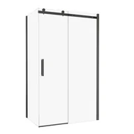 Kabiny prysznicowe - Kabina prysznicowa Laurena 140x80x200 cm profil szary Wellneo - miniaturka - grafika 1