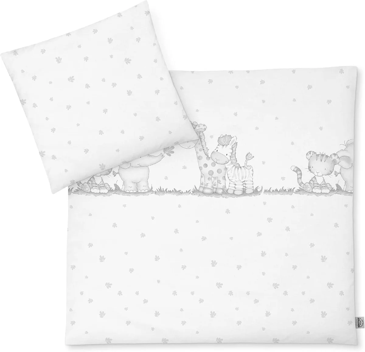 Pościel dla niemowląt 80x80 + 35x40 cm bawełniana z certyfikatem Oeko-Tex