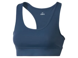 CRIVIT Sportowy biustonosz, Medium-Level (XS (32-34), Niebieski) - Bielizna sportowa damska - miniaturka - grafika 1