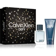 Zestawy perfum męskich - Calvin Klein Defy Zestaw: Woda toaletowa + Żel pod prysznic - miniaturka - grafika 1