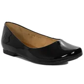 Baleriny - Maciejka Baleriny Skórzane Czarne Lakierowane-40 - MACIEJKA - miniaturka - grafika 1