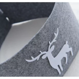 Owijka pod choinke maskująca renifer szarość Boże Narodzenie KSN126 - Ozdoby bożonarodzeniowe - miniaturka - grafika 3