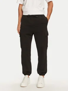 Jack&Jones Spodnie dresowe Kane 12263074 Czarny Relaxed Fit - Spodnie sportowe męskie - miniaturka - grafika 1