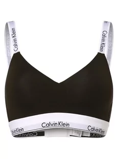 Calvin Klein - Damski biustonosz  z wypełnieniem, zielony - Biustonosze - miniaturka - grafika 1