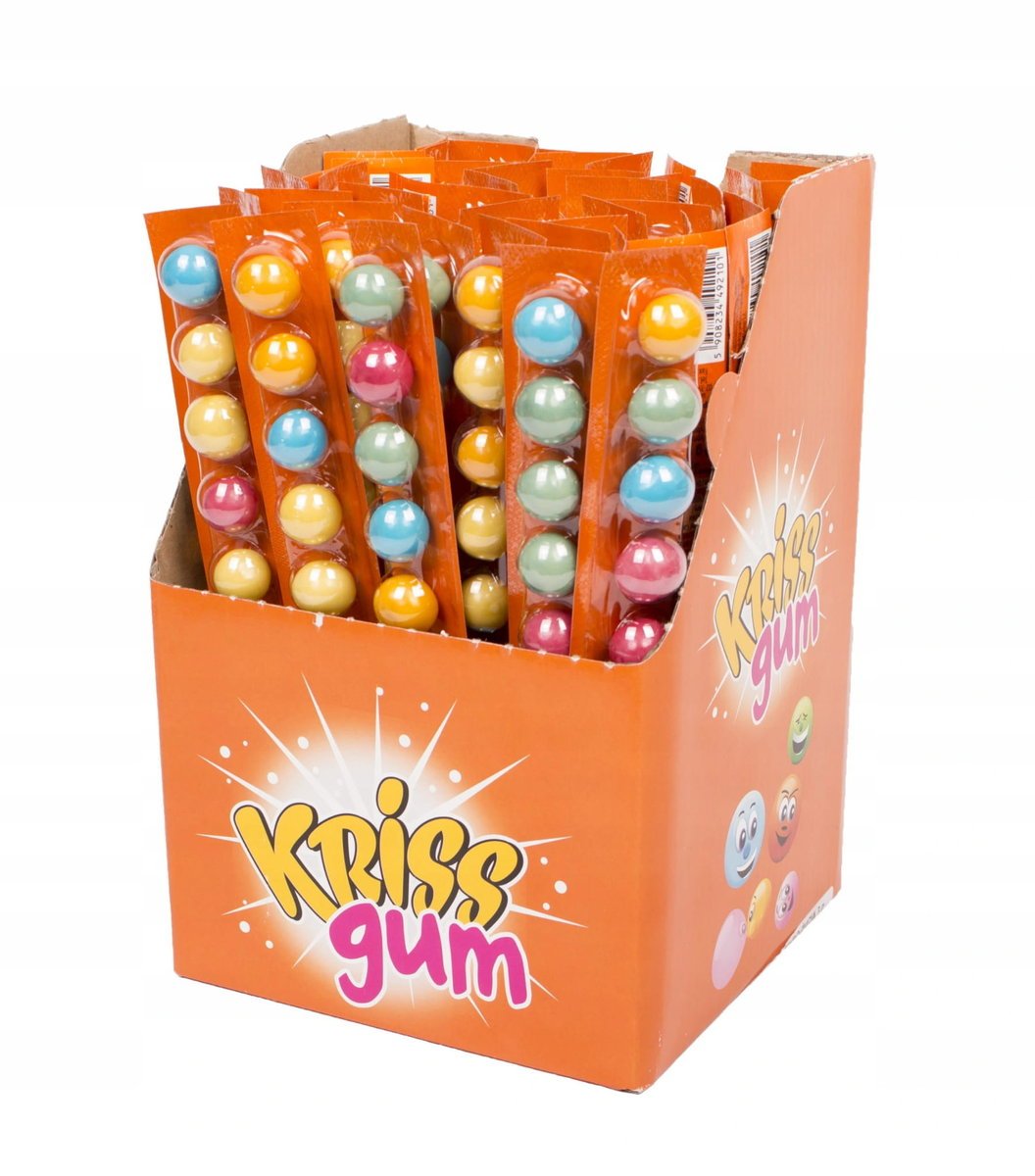 Guma do żucia kulka pasek 10kulek x 3g Kriss