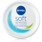 Kremy do twarzy - NIVEA Soft krem nawilżający 50 ml - miniaturka - grafika 1