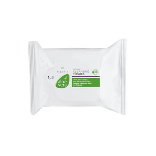 LR Aloe Vera Chusteczki Oczyszczające i Pielęgnujące Aloe Via Cleansing Tissues 25 sztuk - Chusteczki do demakijażu - miniaturka - grafika 1
