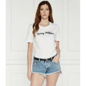 Koszulki i topy damskie - Tommy Hilfiger T-shirt | Regular Fit - miniaturka - grafika 1