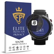 Akcesoria do smartwatchy - FOLIA 5D PRYWATYZUJĄCA SZKŁO ANTI-SPY DO XIAOMI AMAZFIT STRATOS 3 - miniaturka - grafika 1