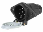 Akcesoria do przyczep i kamperów - Gniazdo Przyczepy 7 Pin, 24V, Typ S, Plastikowe - miniaturka - grafika 1