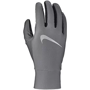 Nike Uniseks – rękawiczki dla dorosłych, lekkie, Smoke Grey/Black/Silver, rozmiar uniwersalny - Rękawiczki - miniaturka - grafika 1