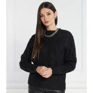Swetry damskie - Silvian Heach Sweter | Regular Fit | z dodatkiem wełny - miniaturka - grafika 1