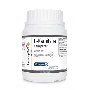 KENAY L-Karnityna Carnipure 500 mg x 300 kaps Kenay - Odchudzanie i oczyszczanie - miniaturka - grafika 1