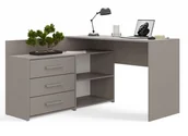 Biurka - Biurko komputerowe, narożne, Dany, 120x50x76 cm, szary, mat - miniaturka - grafika 1