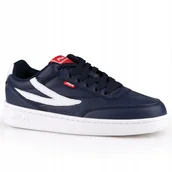 Sneakersy męskie - Buty, sneakersy sportowe męskie Fila Sevaro Navy FFM021750007 - miniaturka - grafika 1