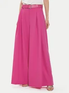 Spodnie damskie - Imperial Spodnie palazzo P3U0HIC Różowy Relaxed Fit - miniaturka - grafika 1