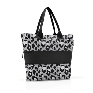 Torba shopper e1, leo nero RRJ7080 - Torby i wózki na zakupy - miniaturka - grafika 1