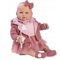Lalki dla dziewczynek - Lalka Hiszpańska Bobas Mówiąca, Płacząca Lala W Ubranku Z Smoczkiem - miniaturka - grafika 1