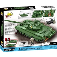 Klocki - KLOCKI COBI 2625 CZOŁG T-72 EAST GERMANY/SOVIET ARMED FORCES 680 EL - miniaturka - grafika 1