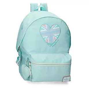 Pepe Jeans Nerea Plecak na laptopa Podwójna komora Przystosowany do wózka 15,6" Niebieski 31x44x15 cms Poliester 23,87L, niebieski, Talla única, Plecak na laptopa Podwójny schowek do wózka - Torby na laptopy - miniaturka - grafika 1