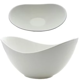 MISECZKA MISKA PORCELANOWA 500ml BIAŁA SALATERKA - Miski i półmiski - miniaturka - grafika 1