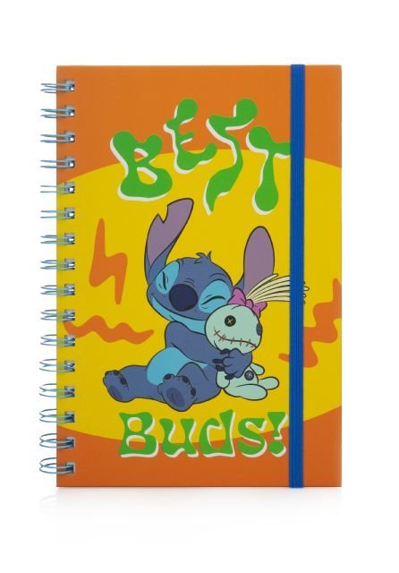 Notes A5 kołozeszyt Lilo i Stitch notatnik 80k w linie gumka dla dziecka