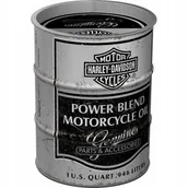 Skarbonki - Skarbonka HARLEY-DAVIDSON - POWER BLEND OIL metalowa puszka - miniaturka - grafika 1