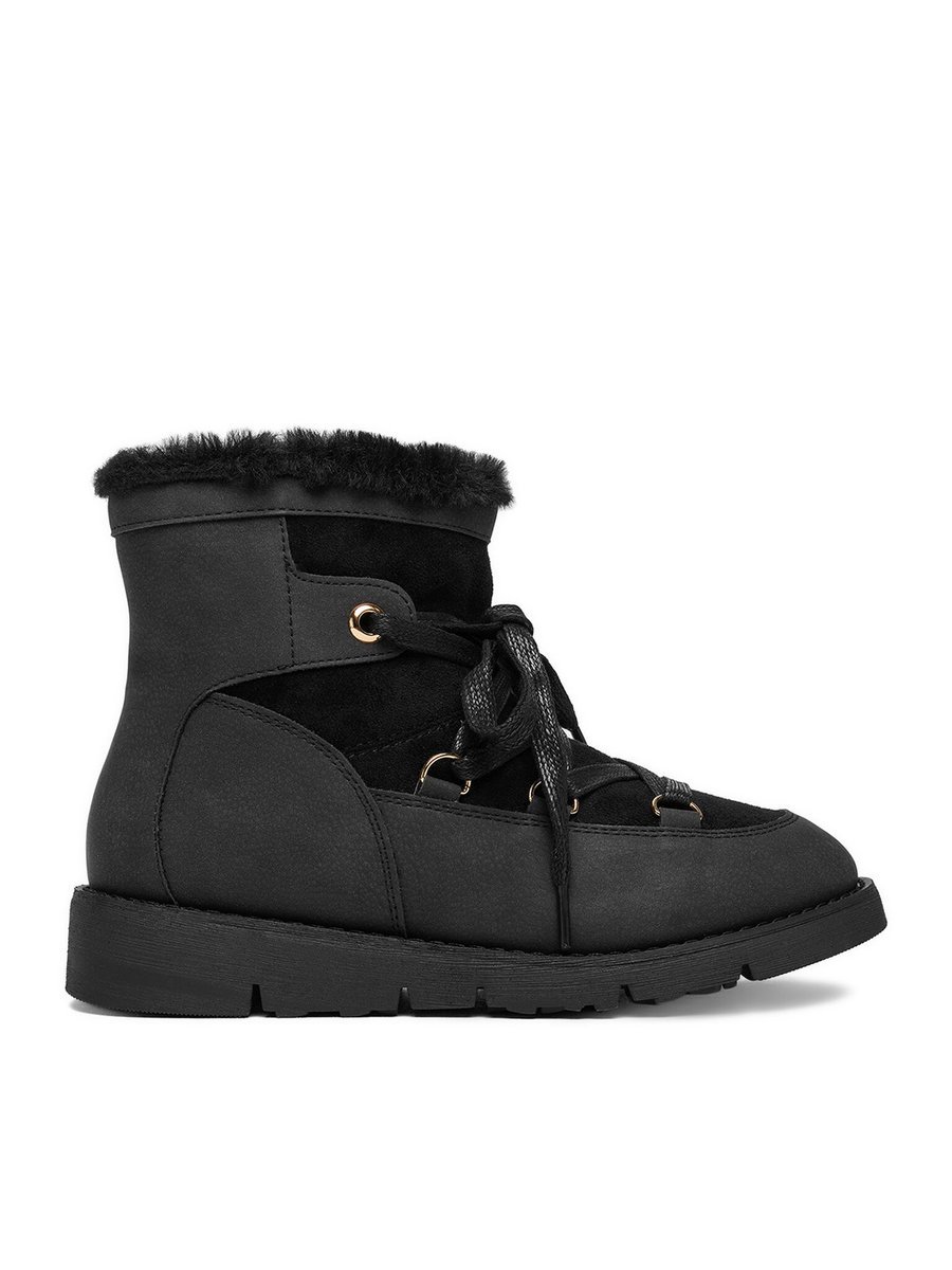 Deezee Śniegowce Damskie Czarny 17125-1-BLACK