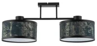 Lampy sufitowe - Glory lampa sufitowa 2-punktowa czarna/grafit 40513 - miniaturka - grafika 1