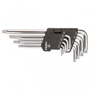 Topex Klucze torx 5-kątne STAR, długie TS10-50mm, 9szt. 35d951 - Klucze i nasadki - miniaturka - grafika 4