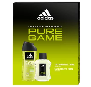 Adidas, Pure Game, Zestaw Kosmetyków, 2 Szt. - Zestawy kosmetyków damskich - miniaturka - grafika 1