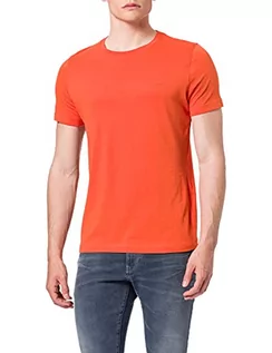 Koszulki męskie - Camel Active Męski T-shirt 4096415t01, pomarańczowy, L - grafika 1