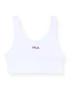 Koszulki i topy damskie - Fila Dziewczęca koszulka Bari Cropped Top Cami, Jasnobiały, 134-140 - miniaturka - grafika 1
