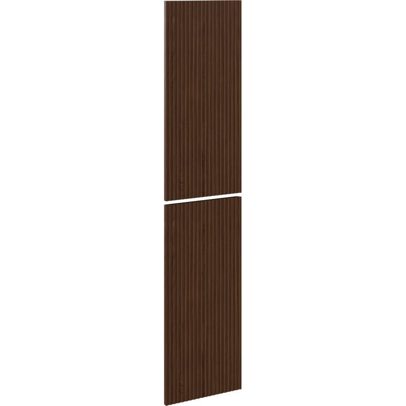 Mexen Rivel front ryflowany do korpusu szafki łazienkowej 35 x 80 cm (2 szt.), orzech - 91A21-1600-300-2-86