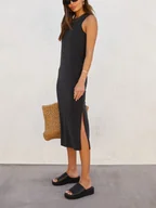 Sukienki - Milan Kiss Sukienka w kolorze czarnym - miniaturka - grafika 1