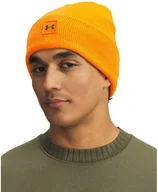 Czapki damskie - Czapka zimowa Under Armour Halftime Cuff Pomarańczowa - miniaturka - grafika 1