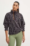 Bluzy damskie - Columbia bluza sportowa Helvetia kolor czarny wzorzysta 2098501 - miniaturka - grafika 1