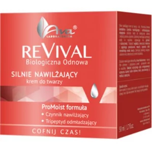 Ava Labolatorium POLSKI LEK Revival biologiczna odnowa silnie nawilżający krem do twarzy 50 ml - Kremy do twarzy - miniaturka - grafika 1