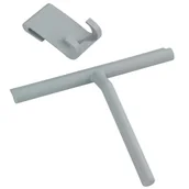 Akcesoria łazienkowe - Wenko Ściągaczka wody MOLA do szyb i kabin kolor szary B06XXDRDYV - miniaturka - grafika 1