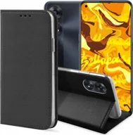 Etui i futerały do telefonów - Hello Case ETUI Z KLAPKĄ DO OPPO RENO 8T CZARNE ZAMYKANE MAGNETYCZNE KABURA FUTERAŁ - miniaturka - grafika 1
