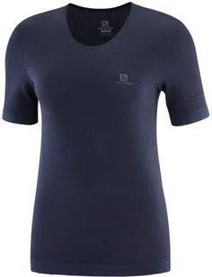 Salomon Koszulka Outspeed Wool Seamless W Night Sky C15030 - Koszulki sportowe damskie - miniaturka - grafika 1