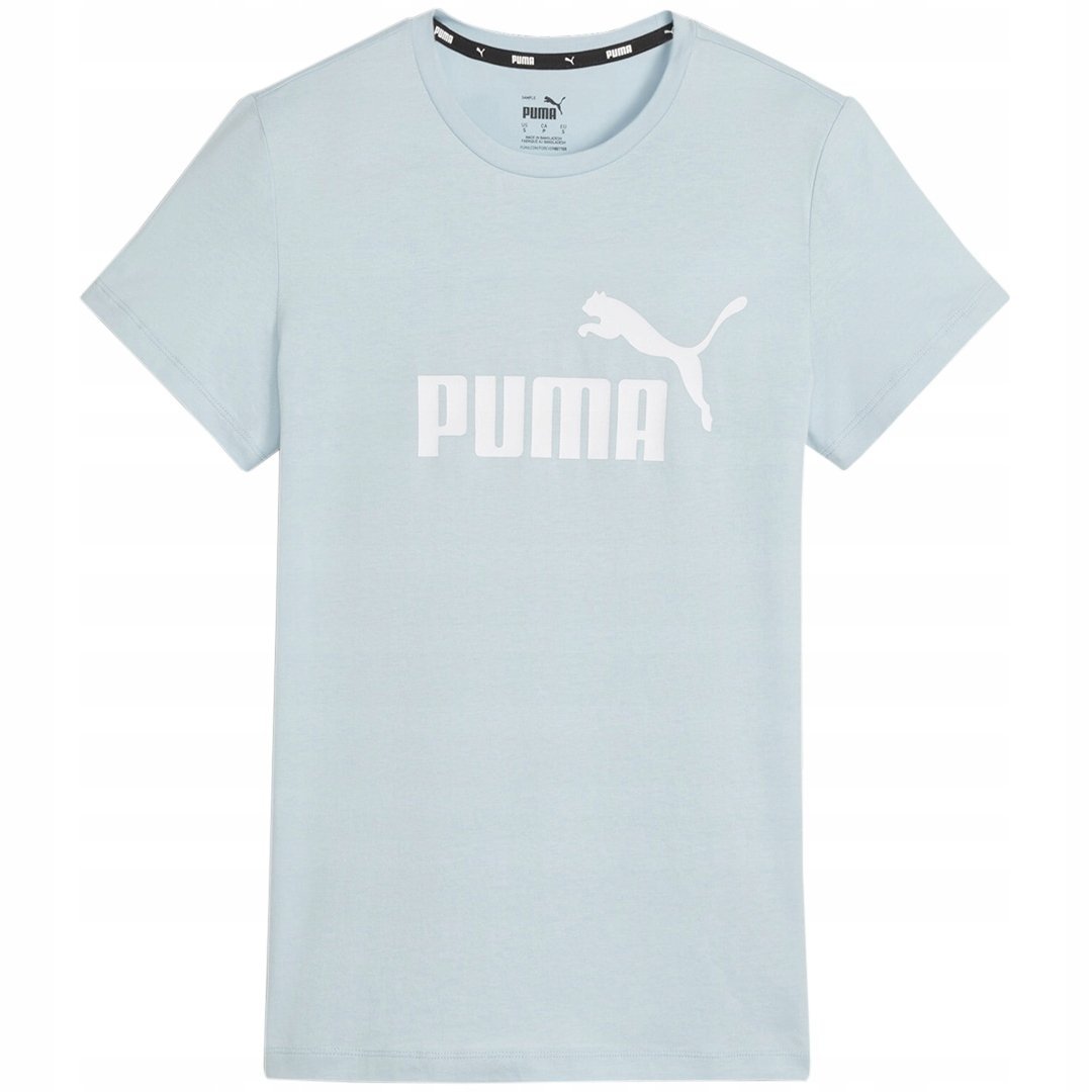 Koszulka damska Puma ESS Logo Tee błękitna 586775 25 S