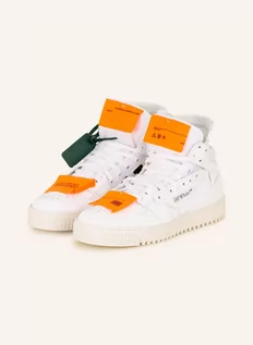 Sneakersy damskie - Off-White Wysokie Sneakersy Off Court weiss - grafika 1