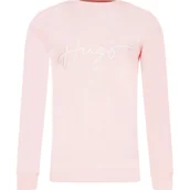 Bluzy dla dziewczynek - HUGO KIDS Bluza | Regular Fit - miniaturka - grafika 1