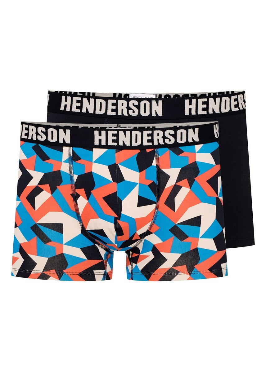 Bokserki (dłuższa nogawka) Shield Henderson 2-pak navy, niebieski, czerwony XL