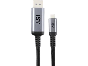 Kabel USB-C na DisplayPort 1.4 IDP-4140 1.5m - Złącza, przejściówki, adaptery - miniaturka - grafika 1
