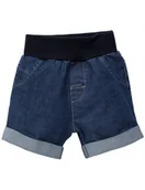 Spodenki dla niemowląt - Spodenki krótkie jeansowe jeans SEA WORLD 68-98 Pinokio, Rozmiar: 80 - miniaturka - grafika 1