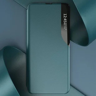 Eco Leather View Case elegancki futerał etui z klapką i funkcją podstawki Samsung Galaxy A72 4G zielony - Etui i futerały do telefonów - miniaturka - grafika 7