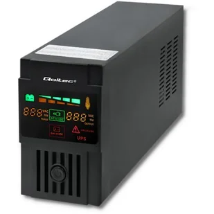 Qoltec Zasilacz awaryjny UPS MONOLITH | 600VA | 360W | LCD | USB (53951) - Zasilacze awaryjne UPS - miniaturka - grafika 1